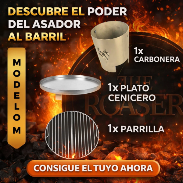 Barril asador modelo M