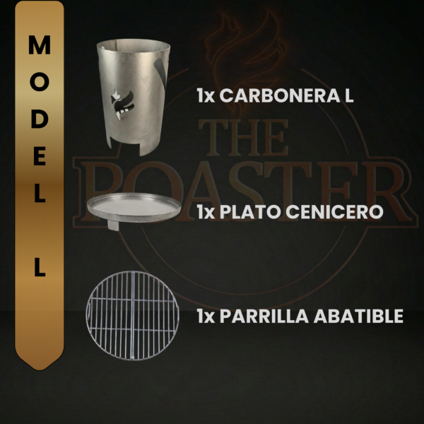 Barril asador modelo L