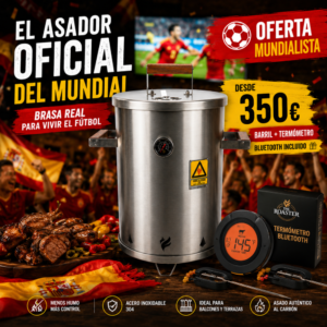 Combo MUNDIAL: Barril Model M + Termómetro Digital Bluetooth